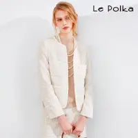 在飛比找momo購物網優惠-【Le Polka】精緻小香風短版外套-女