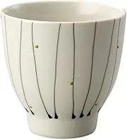 W150 Dot Line Tea Cup, Small, Black