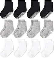 [HYCLES] Non-Slip Toddler Socks With Grips Kids Anti Slip Sticky Socks For Infant 1-10 Years Kids Toddler Slipper Socks