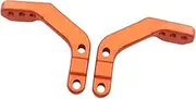 Perfeclan Motorcycle Handguard Mounts Hand Protector Bracket Replacement Component Aluminum Alloy for ATV Motorbike 28mm Handlebar, Orange