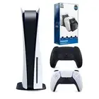 Sony Playstation 5 Disc Version with Extra Controller, Charging Dock Bundle