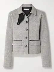 [Proenza Schouler White Label] Proenza Schouler White Label - Rosie Twill Jacket - Gray - US6 US 6 Gray