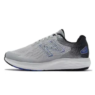 【NEW BALANCE】慢跑鞋 M680 V7 2E 寬楦 男鞋 灰 藍 反光 緩震 路跑 運動鞋 NB 紐巴倫(M680WN7-2E)