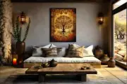 Vintage Tree Of Life Wall Art PREMIUM POSTER PRINT HIGH QUALITY THICK paper