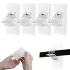 2pcs Household Self-Adhesive Rail Hook Shower Storage Hanging Stick