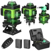 4D Laser Level Self Leveling 4D Green Beam Bluetooth Laser Tool Remote Control
