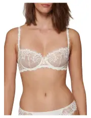 [Simone Perele] Wish Half Cup Bra in Ivory