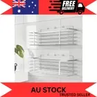 Shower Caddy Bathroom Organiser-2 Pack-Wall Mount Shelf with Adhesive Hook-No Dr