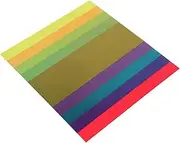 FUNNETOYU 5 Pack Sturdy PVC Translucent Sheets Versatile Light Dimming Gels for Photography Theater Stage Home Office
