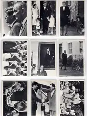 1964 Complete Set of 77 John F. Kennedy Cards - Near Mint!! See Scans!!