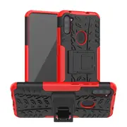 MCC Heavy Duty Samsung Galaxy A31 2020 Handset Shockproof Case Cover A315 [Red]
