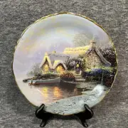 Lochaven Cottage By Thomas Kinkade #2 Romantic Hideaways-Bradford 1996 Plate