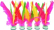 Kick Shuttlecock Chinese Jianzi Colorful Feather Foot Sports Outdoor Game (St...
