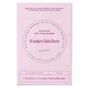 Franjos Kitchen Gluten Free Lactation Biscuits Currant & Coconut 250g