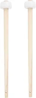 Parliky Wooden Handle Hammers for Gong Pcs Small Gong Mallets Soft Wool Tip Lightweight