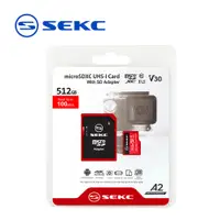 在飛比找蝦皮商城優惠-(福利品) SEKC MicroSD+Adapter U3 