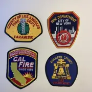 Fire Department Patch Collectors Lot of 4