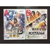 在飛比找蝦皮購物優惠-日本帶回 Wii 戰國無雙3 猛將傳 戰國無雙KATANA 