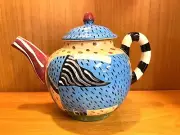 New Vintage DROLL DESIGNS Whimsical Elephant Teapot Neiman Marcus