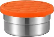 Stackable Stainless Steel Lunch Box for Kids | Leakproof Snack Containers with Silicone Lid, Household Food Box for Kids, Family, Friends