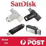 SanDisk Type C USB 3.1 32GB 64G 128G 256G Ultra Dual Luxe Go Flash Drive Memory