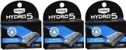 Schick Hydro 5 Sense Hydrate Men's Razor Blade Refills 4ct (3 Pack)
