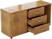 File Cabinet Office Side Cabinet File Storage Storage Cabinet Large Capacity Three Drawer Wooden Short Cabinet Against The Wall Simple Drawer Cabinet Office Drawer