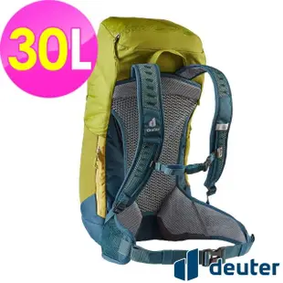 【deuter】AC LITE 30L網架直立式透氣輕量背包(3421021果綠/戶外休閒包/健行包/登山包)