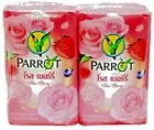 Parrot Rose Berry Bar Soap 70g *4 bars Long lasting fresh rose and berry scent