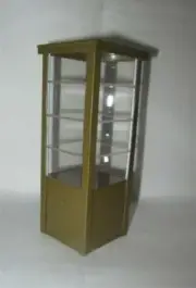MINIATURE DOLLHOUSE 1:12 SCALE CAKE DISPLAY FRIDGE - NO CAKES - CH14