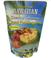 Hawaiis Best Creamy Coconut Bread Pudding Mix 8 Oz