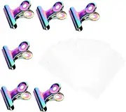 Healvian Nail Extension Sheets 6pcs Finger Clip Nail Fixing Clip Lengthening Tips Manicure Tool Set Portable Kit