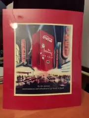 Be Refreshed Coca Cola - Vintage Nostalgic Decor Matted Print Ad-Ventures 1993