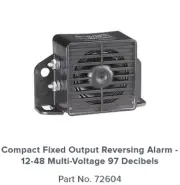 10 x Reversing Beepers Reverse Alarms Heavy Duty 12-48V 97 Decibel Compact Narva