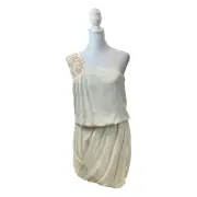 Brand new with Tags Tibi One Shoulder Silk Grecian Mini Dress Size 6