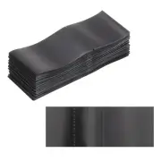 75x28mm PVC Perforated Shrink Bands, 500Pcs 0.05mm Thick Shrink Wrap, Black