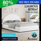 ALFORDSON Bed Frame Queen Double King Single Gas Lift Storage Foundation White