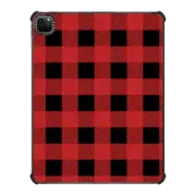 iPad Pro 12.9-inch (5th/6th gen) iPad Impact Case Gingham Buffalo Plaid Red and Black