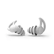 Quiet Noise Reduction Earplugs – Super Soft, Reusable Hearing Protection in Flexible Silicone for Sleep, Noise Sensitivity & Flights - 27dB Noise Cancelling