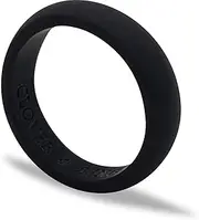 Cloverring Silicone Wedding Ring & Gift Pouch - Fitness or Workplace Safety Band