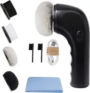 [Sansent] Electric Shoe Cleaner Brush, Electric Shoe Polisher Brush Shoe Shiner Dust Cleaner Portable Leather Cleaner Care Kit for Shoes
