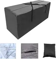 1 Pack Outdoor Cushion Storage Bag 48" L x 15.3" W x 21.6" H, Upgrade Zipper, Outdoor Pillow Storage Bag, Outdoor Patio Cushion Storage Bag Waterproof for Patio & Indoor Use