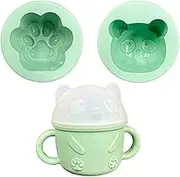 Cube Ice Mold | Silicone Jelly Pudding Mold | Easy Release, Reusable Bakeware, Baking Tool, Kitchen Gadgets, Cartoon Bear Shaped Snack Tool for Indoor, Home, Party, Cupcake