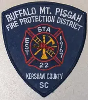 South Carolina - Buffalo Mt Pisgah Fire Protection District Kershaw Co SC Patch