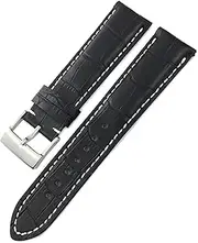 [SKXMOD] For Breitling Premier Navitimer Black Blue Brown Folding Clasp Soft Cowhide Watch Strap 22mm 24mm Genuine Leather Watchband