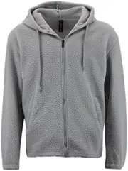 [FIL] Men's Teddy Fleece Zip up Hoodie Sweater Jumper Jacket