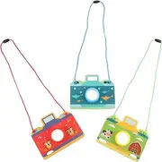 ifundom Kaleidoscope Toy Kids Camera for Boys Girls 3pcs Paper Camera Educational Present for Kids Color