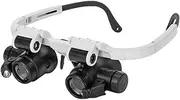 WOFASHPURET 1Pc Retractable Lens Magnifier with LED Light Magnifying for Jewelry Watch Repair Head Magnifier for Reading Precision Work Compact Lightweight Design