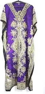 [UNIQUE KAFTANS] Women's Kaftan, V-Neck Kimono Long Caftan Dress
