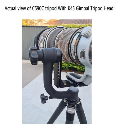 ARTCISE Gimbal Head Heavy Duty Tripod Head for DLSR Camera Tripod load 20KG